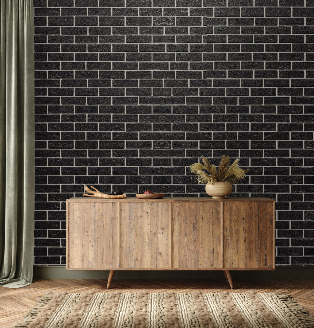 Blacked Out Brick Work