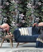 Flamingos & Lillies