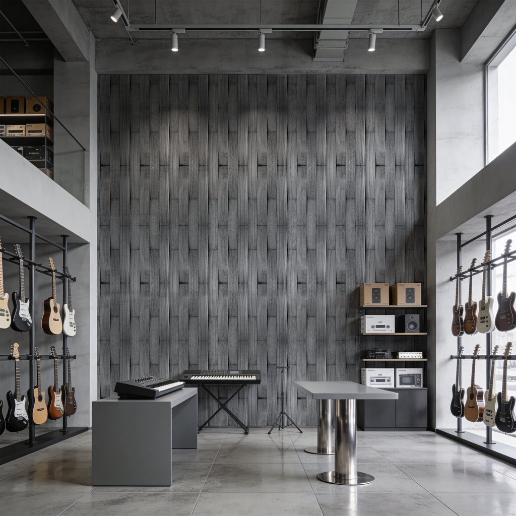 Grayscale Raffia